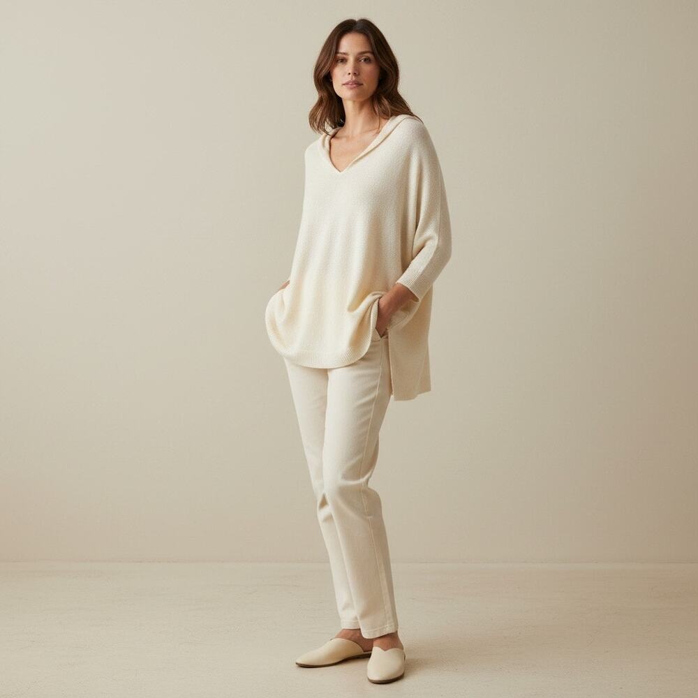 Ali Golden Wool Blend Tunic – One Size